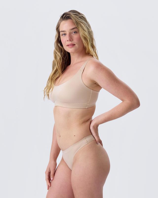 Body Bliss 3.0 Full Cup Wirefree Crop Bra - Nude 2