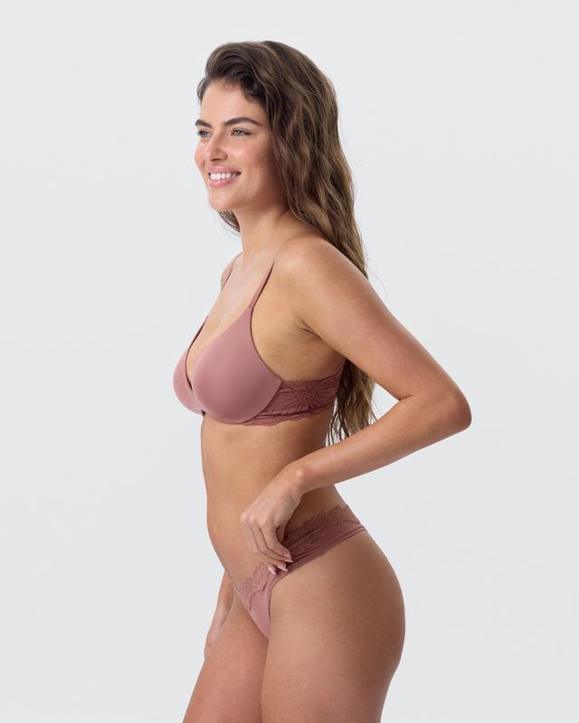 NKD Push Up Wirefree Bra - Mocha