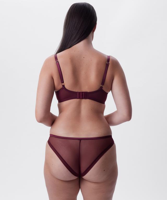 Edelweis Lightly Lined Bra - Berry