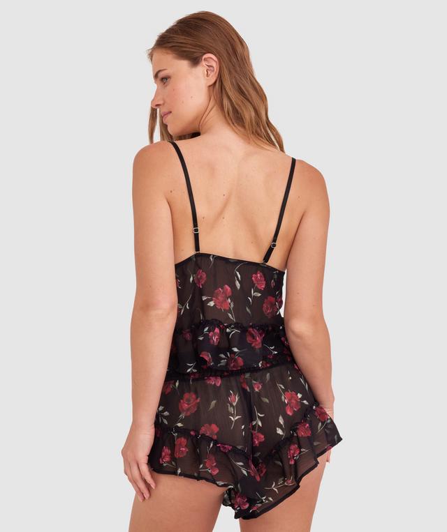 Elain Cami - Print Floral/Black