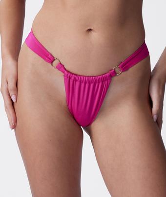 Elba G String Swim Bottom - Pink (PINK)