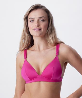 Elba Push Up Wirefree Swim Top - Pink (PINK)