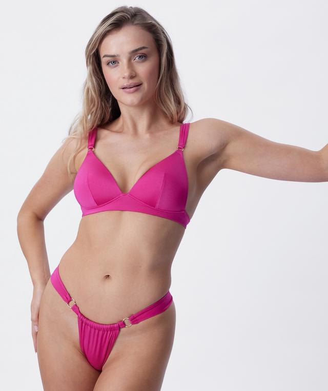Elba Push Up Wirefree Swim Top - Pink