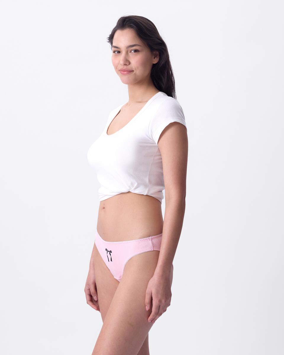 Ella Brazilian Knicker - Light Pink
