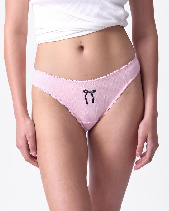 Ella Brazilian Knicker - Light Pink
