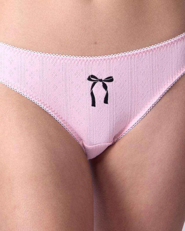 Ella Brazilian Knicker - Light Pink