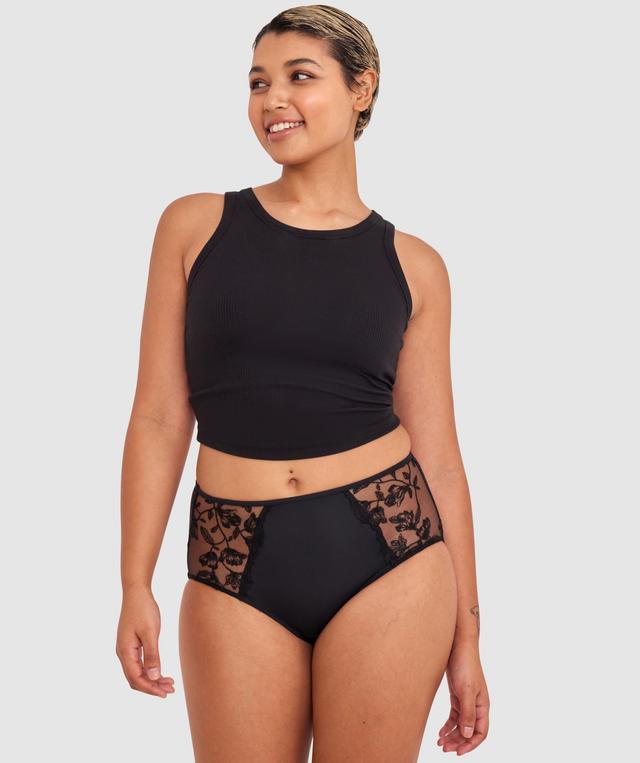 Elle Full Brief - Black