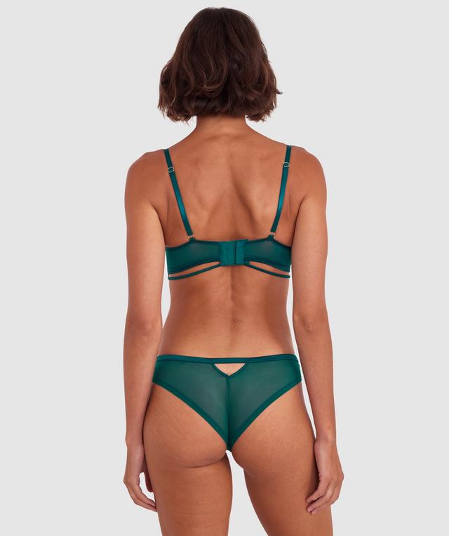 Ellie Brazilian Knicker - Dark Green