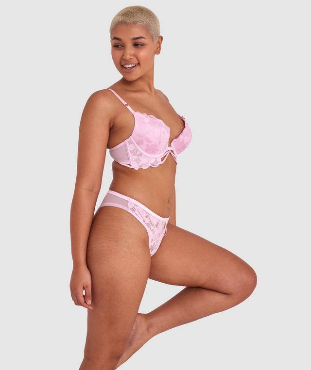 Ellie Brazilian Knicker - Light Pink