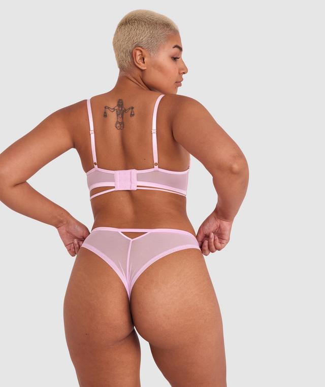 Ellie Brazilian Knicker - Light Pink