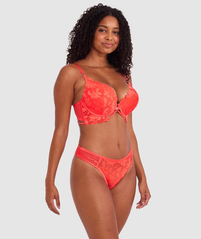 Ellie G String - Light Red