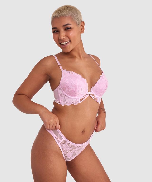 Ellie V String - Light Pink