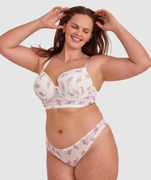 Elodie V String - Print Floral