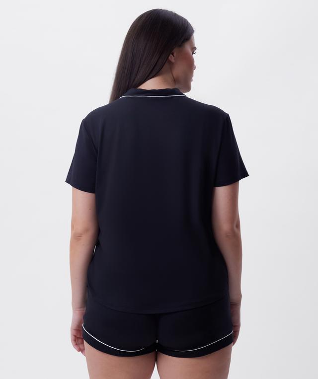 Emilia Short Sleeve Top - Black