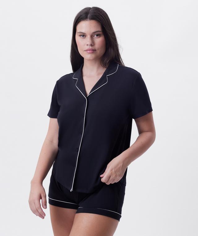 Emilia Short Sleeve Top - Black