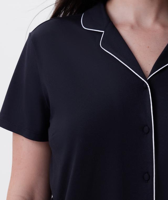 Emilia Short Sleeve Top - Black