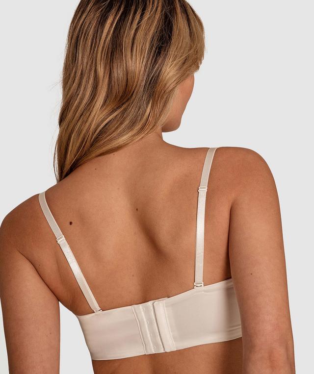 Emilie Strapless Push Up Bra - Ivory