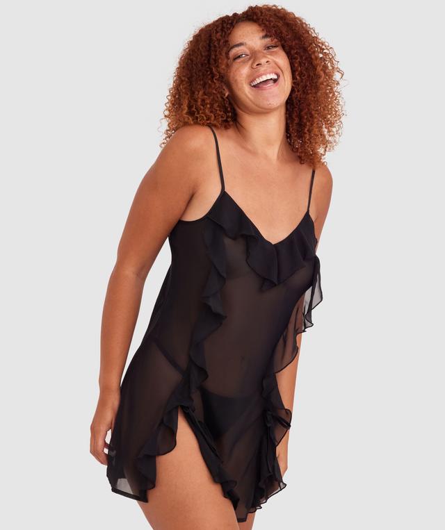 Emine Short Slip - Black