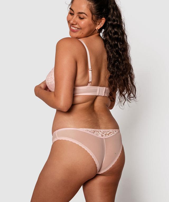 Emma Brazilian Knicker - Light Pink