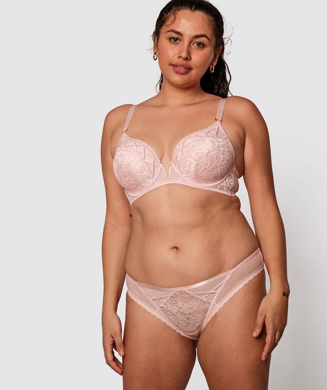Emma Brazilian Knicker - Light Pink