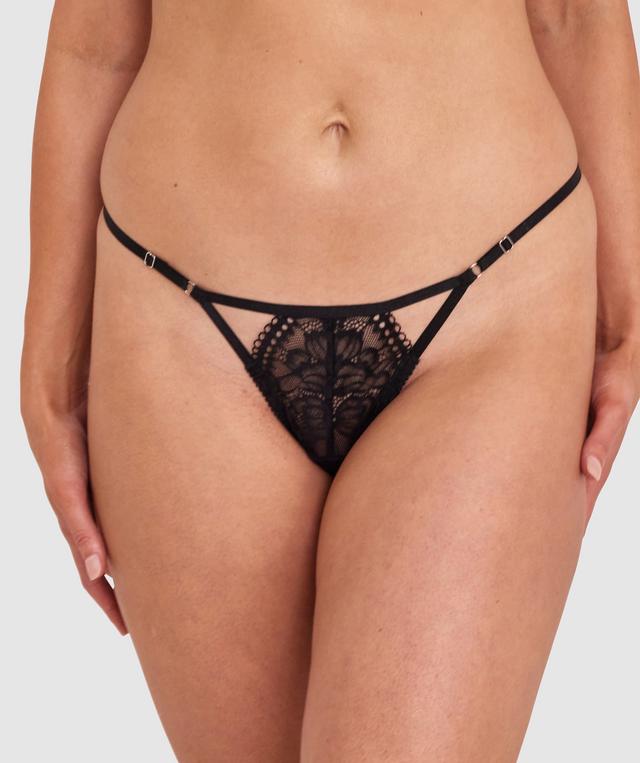 Emma Unlined & String Set - Black