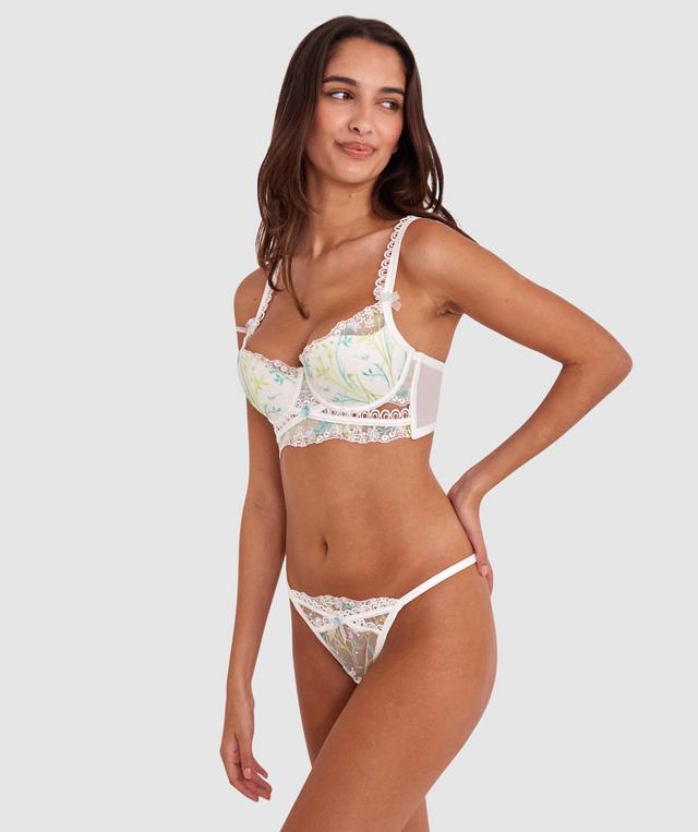 Enchanted A Daisy Summer Push Up Bra - Ivory