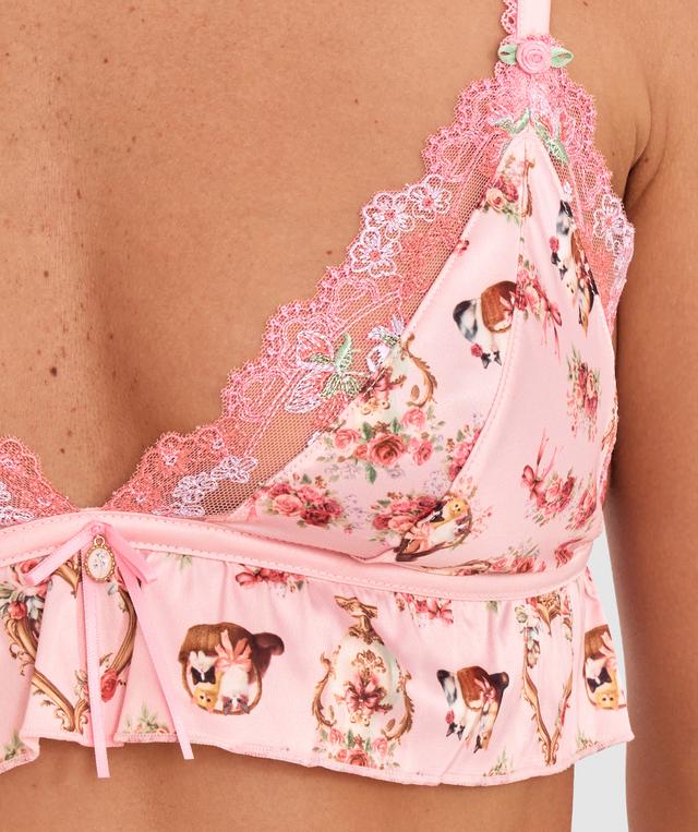 Enchanted A Purr-Fect Promise Bralette - Multi Colour/Print