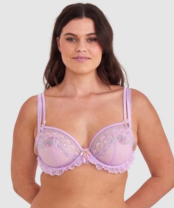 Enchanted Amore Bra - Lilac/Multicolour (Lilac / Multicolour)