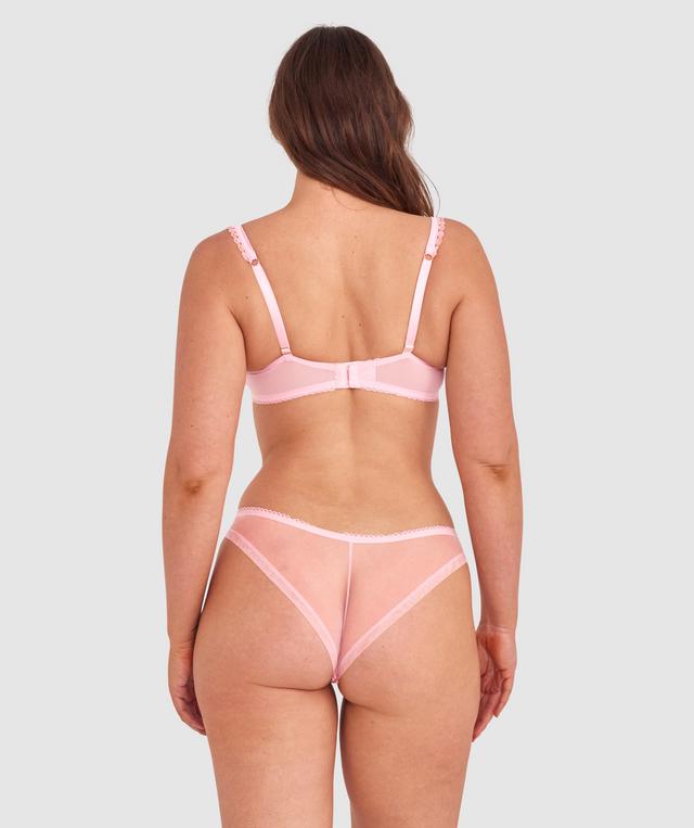Enchanted Atigi High Leg Brazilian Knicker - Light Pink