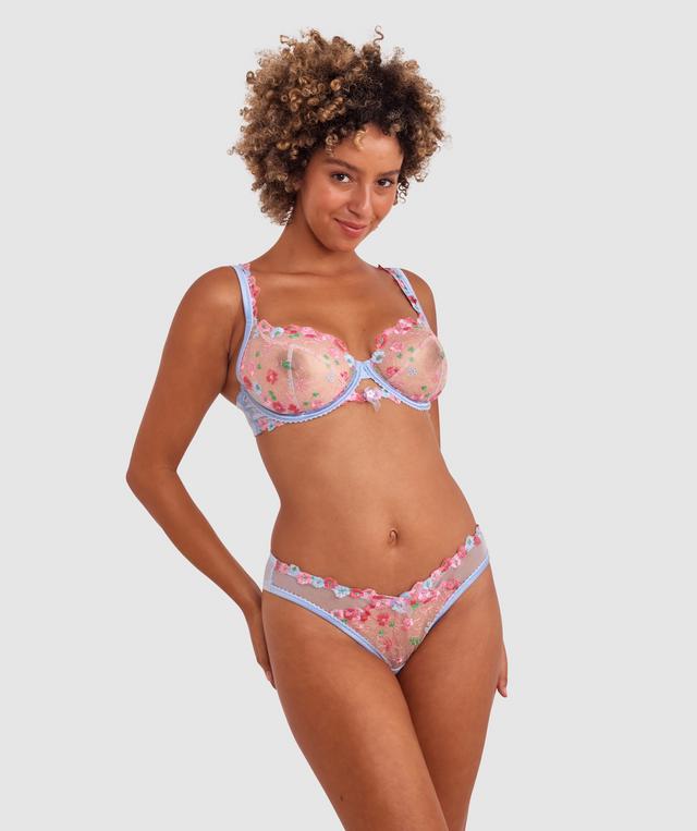 Enchanted Besos Underwire Bra - Light Blue