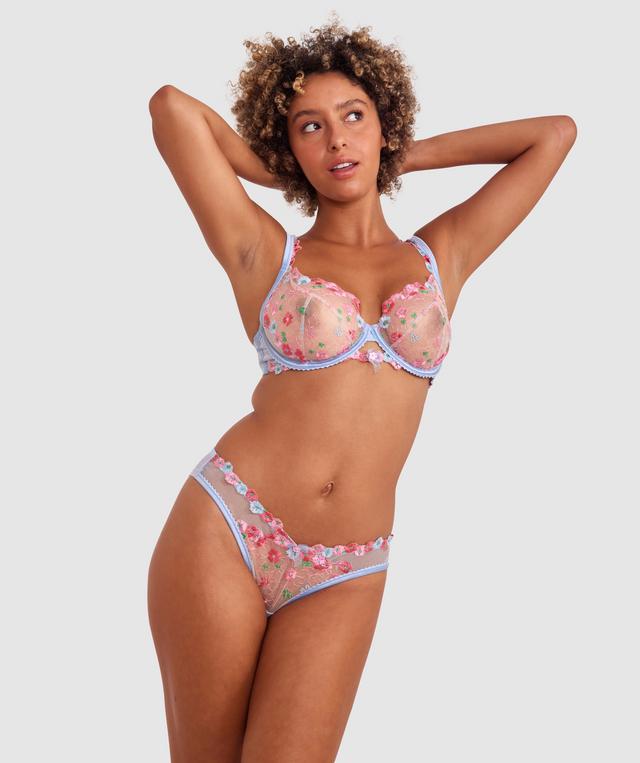 Enchanted Besos Underwire Bra - Light Blue
