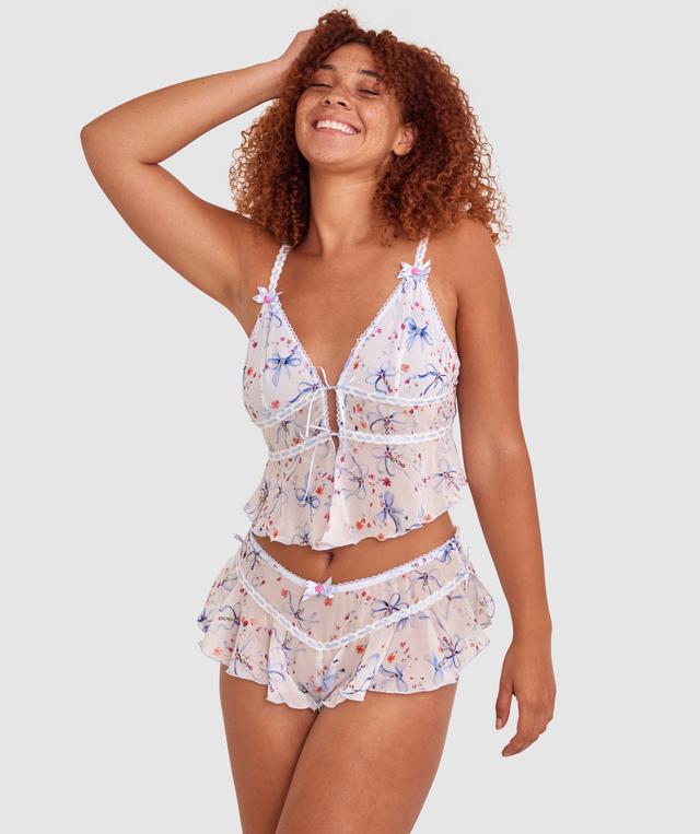 Enchanted Binding Love French Knicker - Sky Blue