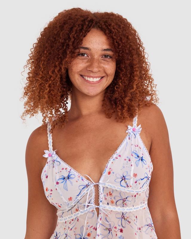 Enchanted Binding Love French Knicker - Sky Blue
