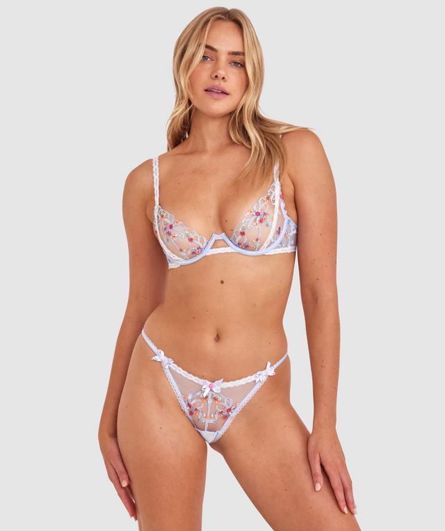 Enchanted Binding Love Tanga - Sky Blue