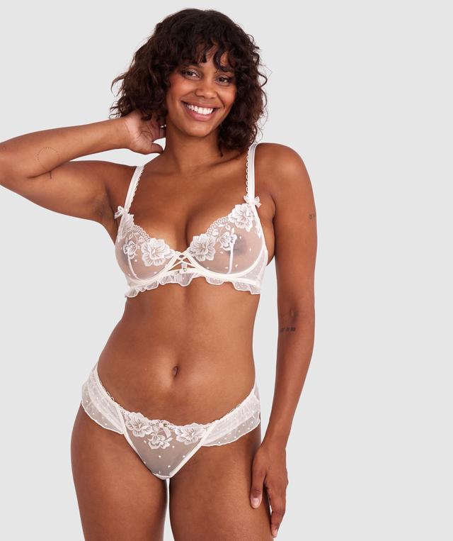 Enchanted Blooms Of Lisse Underwire Bra - Ivory