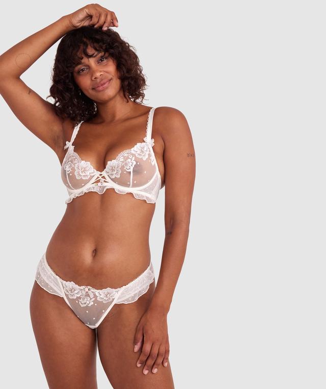 Enchanted Blooms Of Lisse Underwire Bra - Ivory