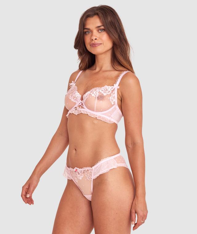 Enchanted Blooms Of Lisse Underwire Bra - Light Pink