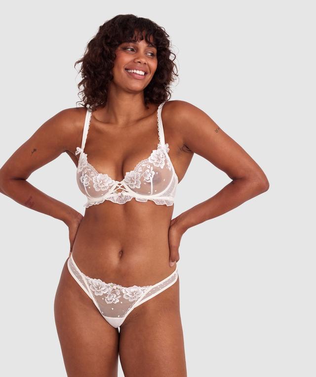 Enchanted Blooms Of Lisse V String - Ivory