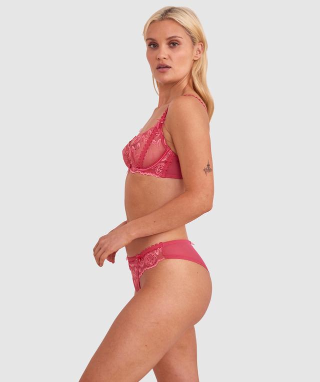 Enchanted Bouquet Of Roses Brazilian Knicker - Pink