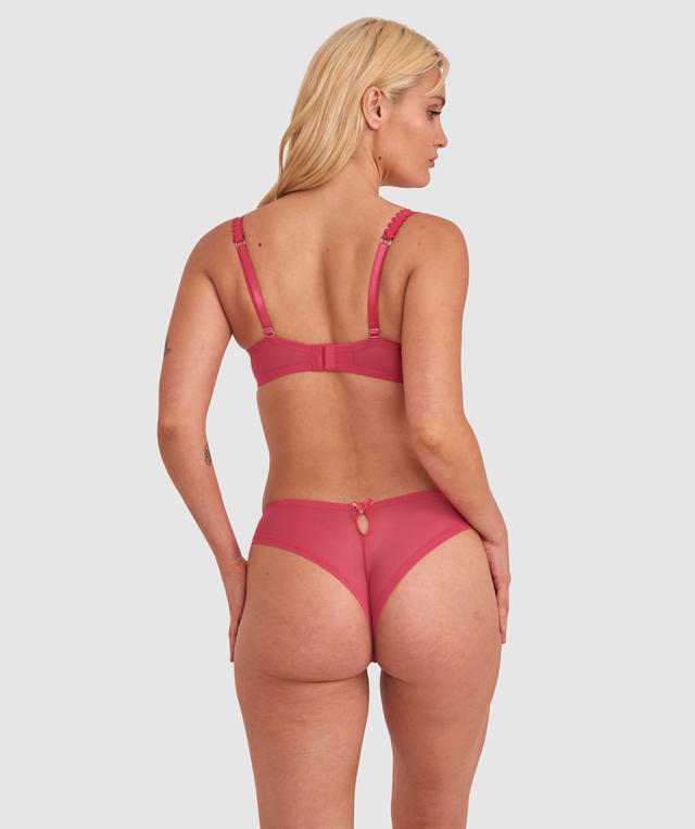 Enchanted Bouquet Of Roses Brazilian Knicker - Pink