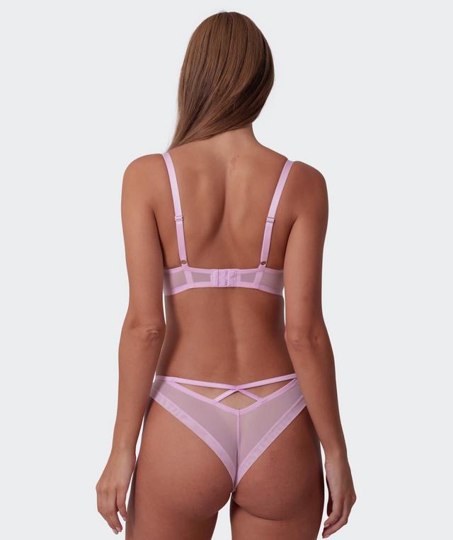 Enchanted Cherry Blossom Avenue Underwire Bra-Lilac / Pink