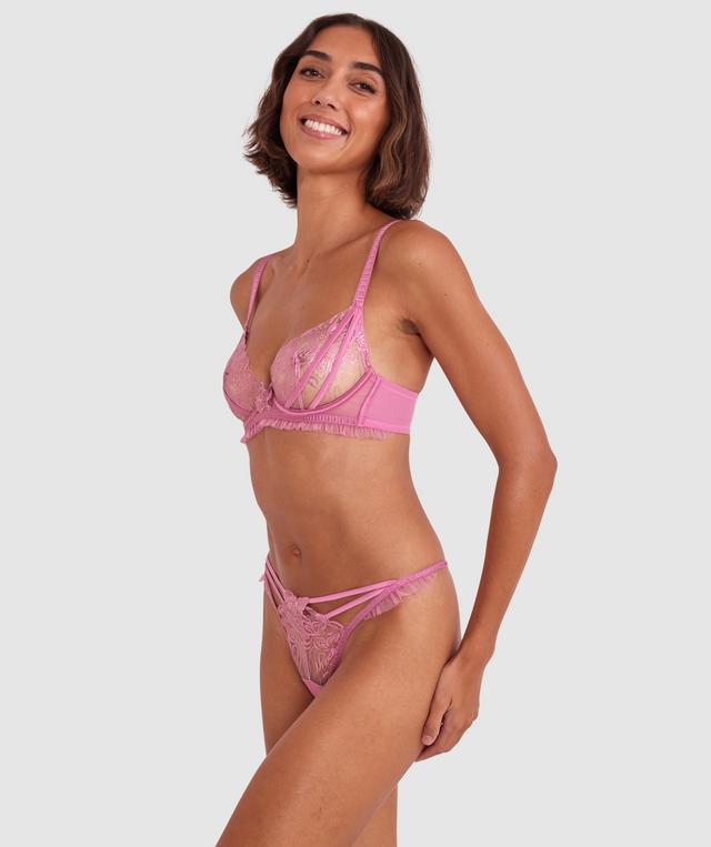 Enchanted Diosa High Leg String - Pink