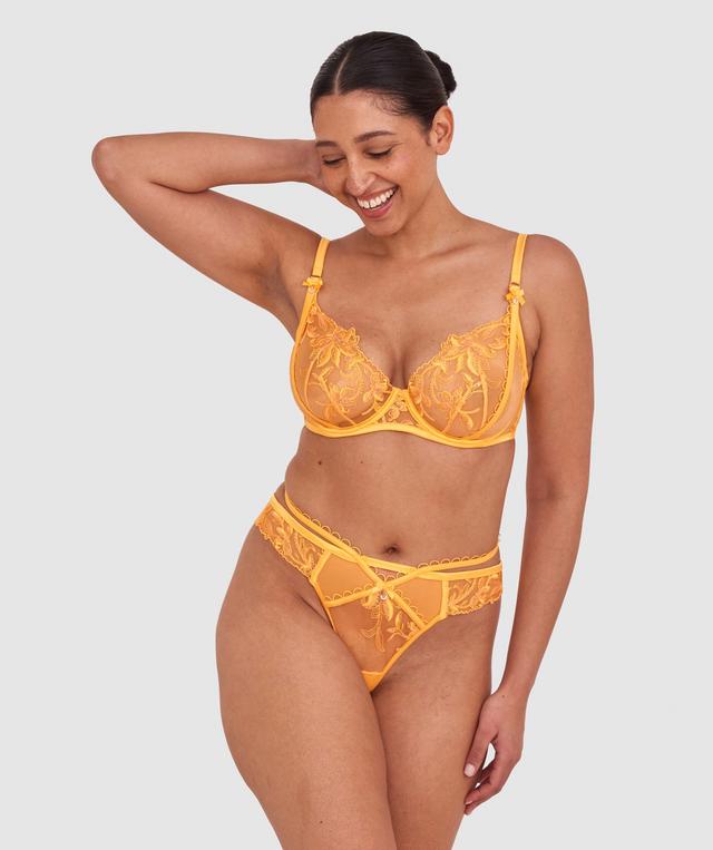 Enchanted Dreaming Of You Unlined Bra - Light Orange