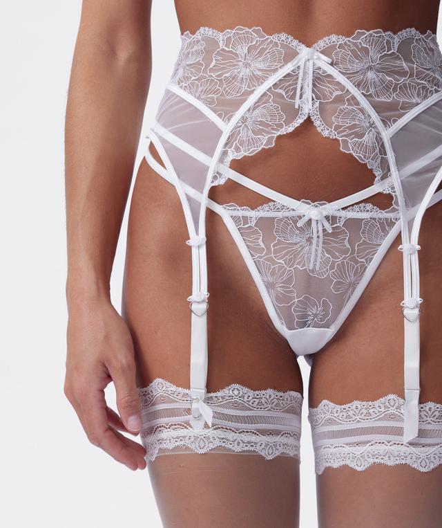 Enchanted Eternal Hour Suspender - Ivory