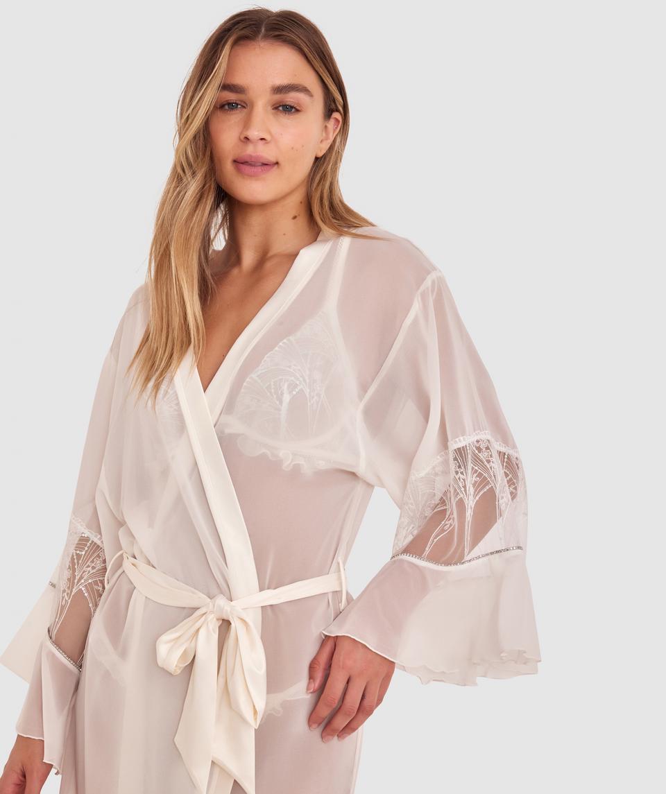 Enchanted Eternal Love Long Wrap - Ivory