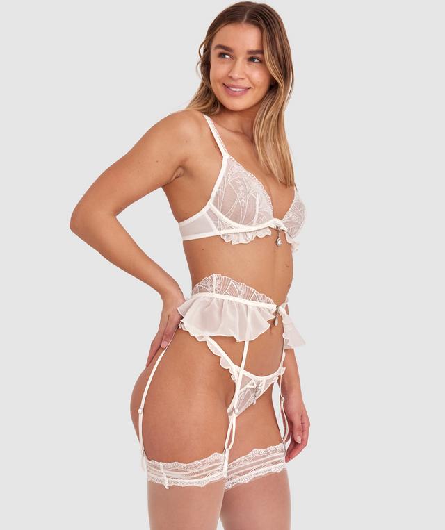 Enchanted Eternal Love Suspender - Ivory