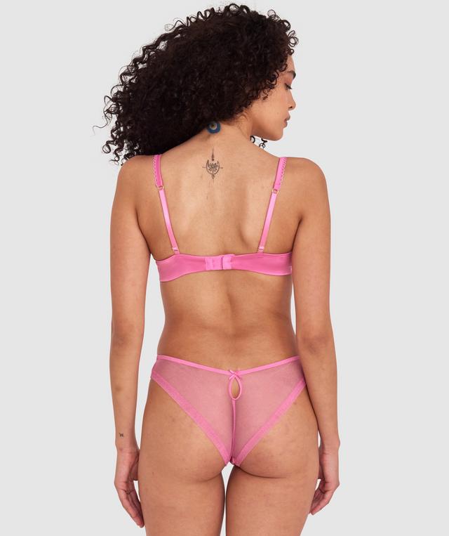 Enchanted Fika High Leg Brazilian Knicker - Pink