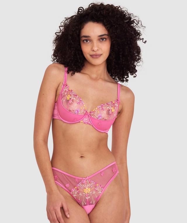 Enchanted Fika Push Up Bra - Pink