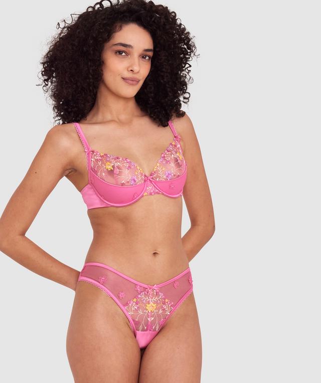 Enchanted Fika Push Up Bra - Pink
