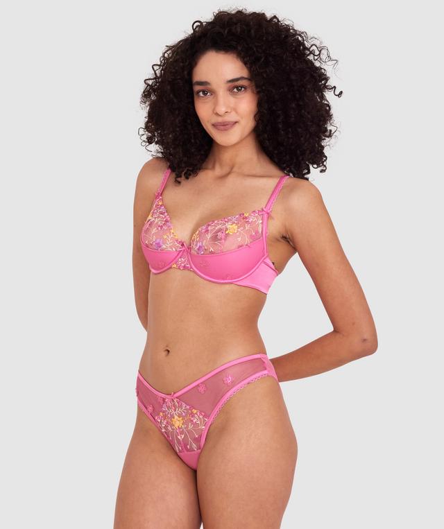 Enchanted Fika Push Up Bra - Pink